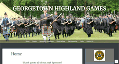 Desktop Screenshot of georgetownhighlandgames.com